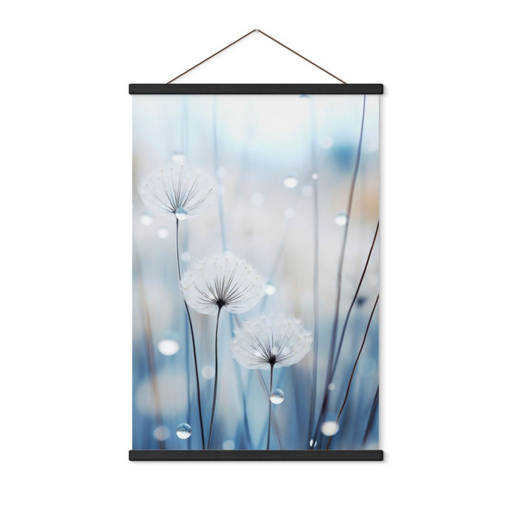 Stoffbild Tauperlen auf Pusteblumen - Treechild - WA500481