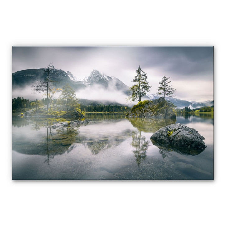 Acrylglasbild Wiemer - Nebel über Hintersee - WA230657