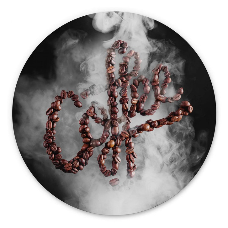 Alu-Dibond Belenko - Kaffeeduft - Rund - WA351995