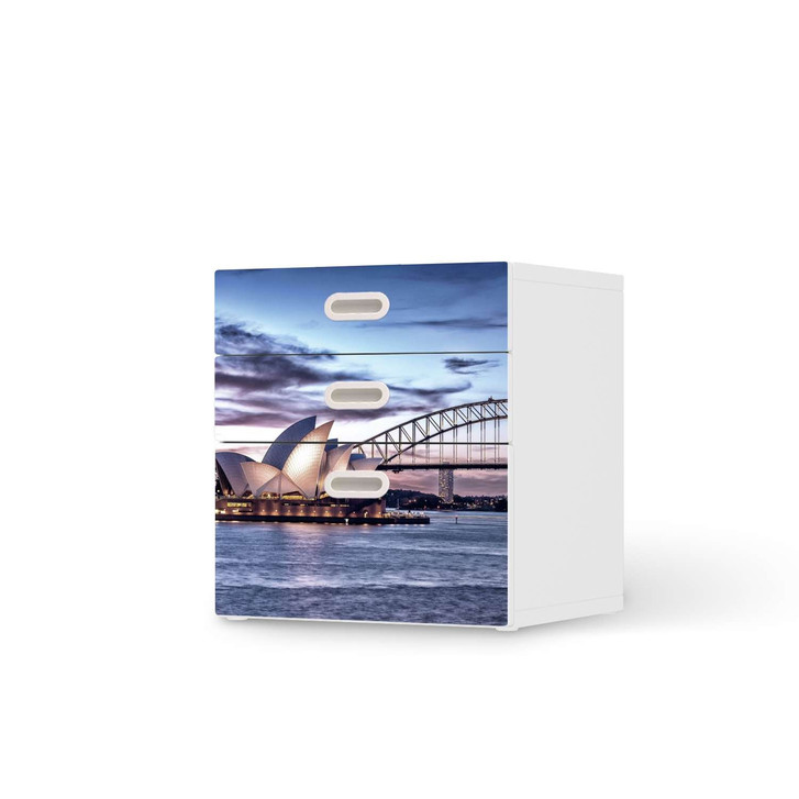 Folie IKEA Stuva / Fritids Kommode - 3 Schubladen - Sydney - CR105947