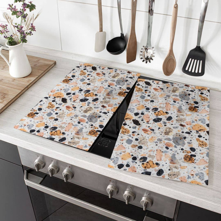 Herdabdeckplatte Bunte Terrazzo Steine - Treechild - WA425940