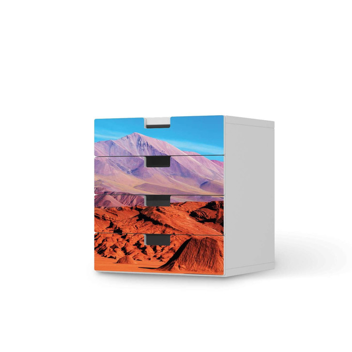 Klebefolie IKEA Stuva / Malad Kommode - 4 Schubladen - Arizona - CR112077