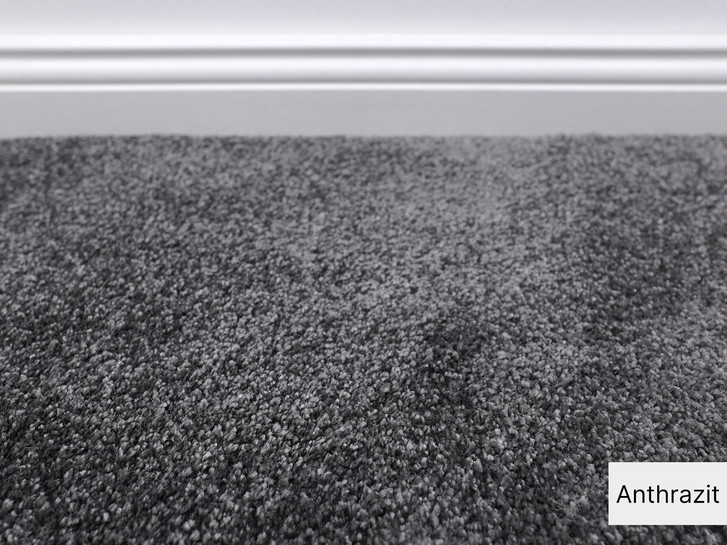 Liva Teppichboden Meterware in Anthrazit - TS514467
