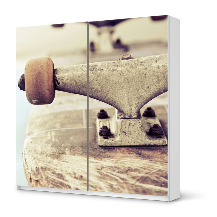 Möbel Klebefolie IKEA Pax Schrank 201cm Höhe - Schiebetür - Skateboard - CR113905