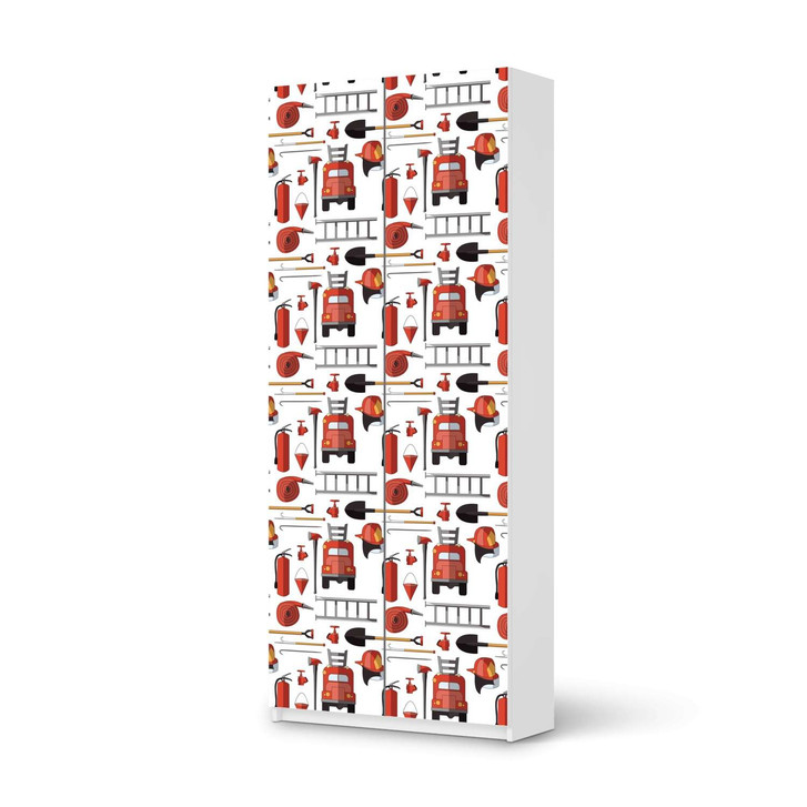 Möbelfolie IKEA Pax Schrank 236cm Höhe - 2 Türen - Firefighter - CR116789