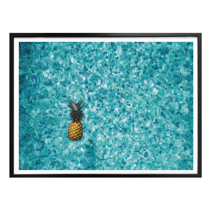 Poster Swimming Pineapple - WA167287