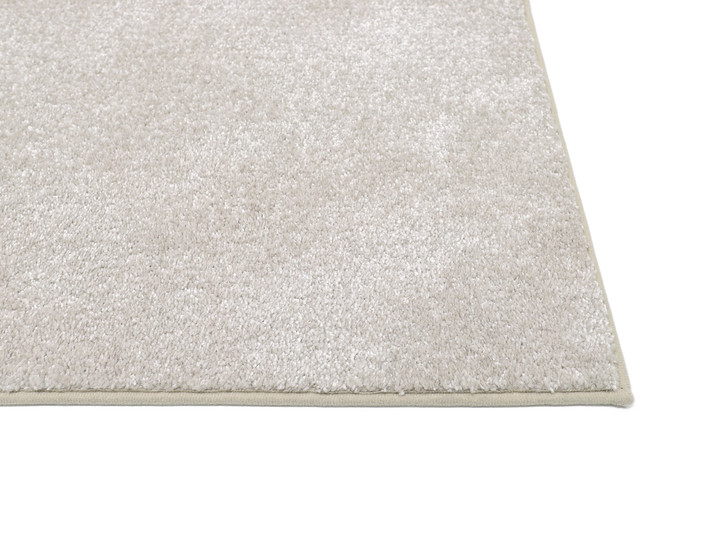 Riga Velour Paspelteppich Rechteck Wunschmass in Grey - TS547541