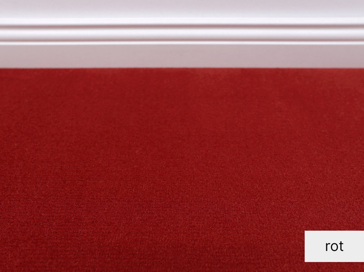 Romeo Teppichboden Meterware Wunschmass in Rot - TS452213