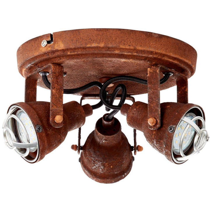 Spotrondell Bela, braun, 13.5 x 21.5 cm, Metall Strahler - WA438521