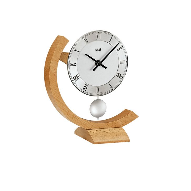 Tischuhr Massivholz Buche - UG100297