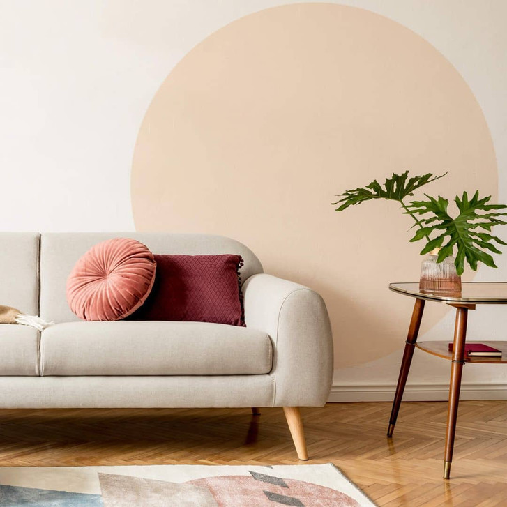 Wandtattoo Kreis sand - Rund - WA329493