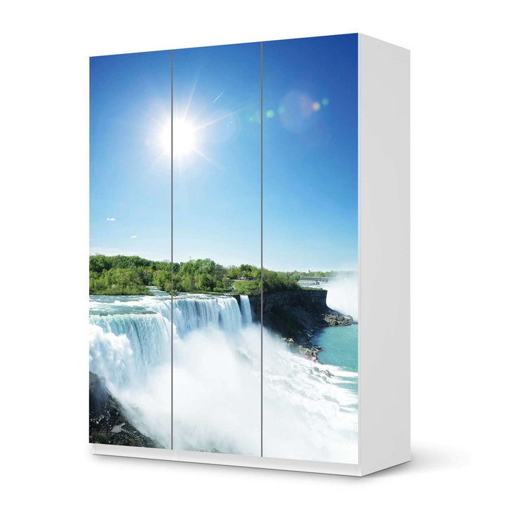 Folie IKEA Pax Schrank 201cm Höhe - 3 Türen - Niagara Falls - CR105791