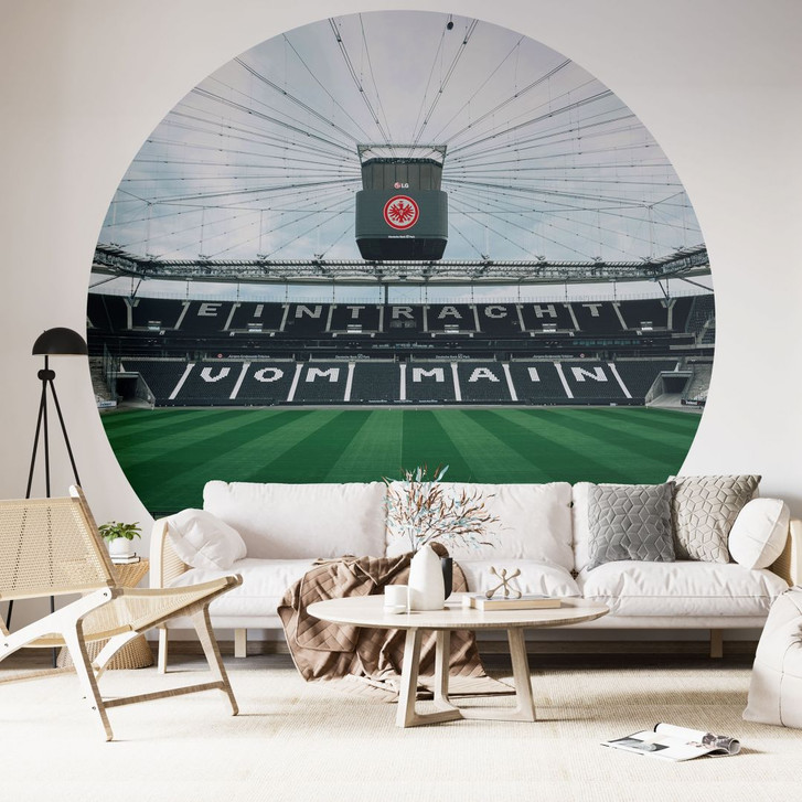 Fototapete Eintracht Frankfurt - Stadion Tribüne - Rund - Selbstklebend/Vlies - WA469996