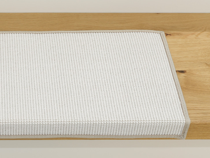 HEVO® Nele Stufenmatte nach Mass Stufenmatte Rechteckig Wunschmass in Ivory - TS551402