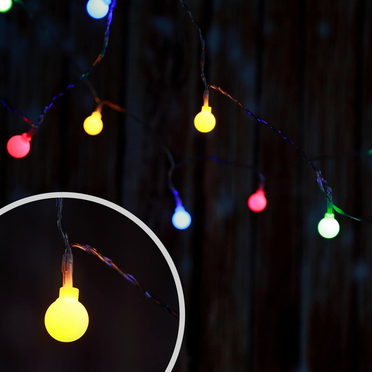 LED Lichterkette Kugeln mehrfarbig - WA327126