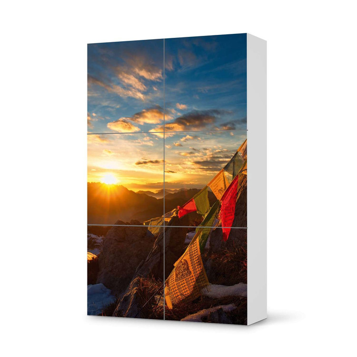 Möbel Klebefolie IKEA Besta Schrank 6 Türen (hoch) - Tibet - CR113395