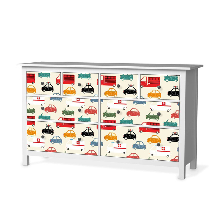 Möbelfolie IKEA Hemnes Kommode 8 Schubladen - Cars - CR114831