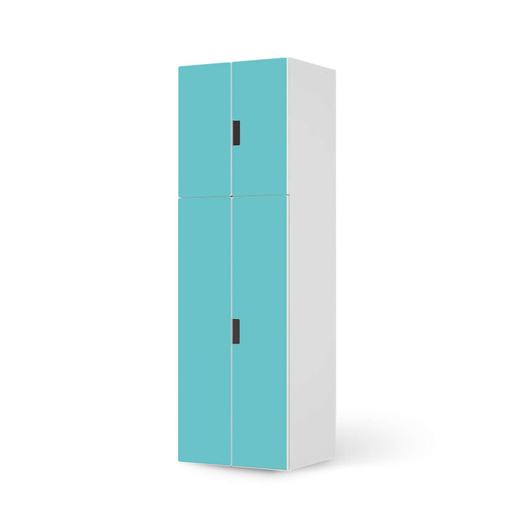 Möbelfolie IKEA Stuva / Malad - 2 grosse Türen und 2 kleine Türen - Türkisgrün Light - CR118712