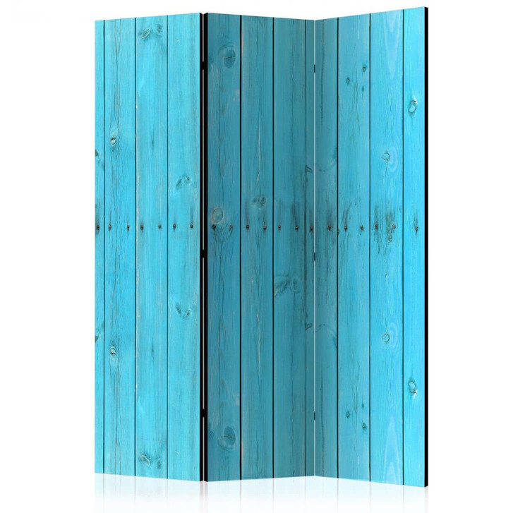 Paravent, Raumteiler freistehend, Trennwand - Blauen Tafeln - WA454604