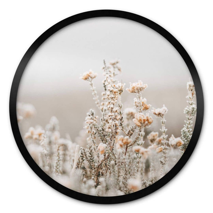 Poster Annie - Eisblüten - Rund - WA336676