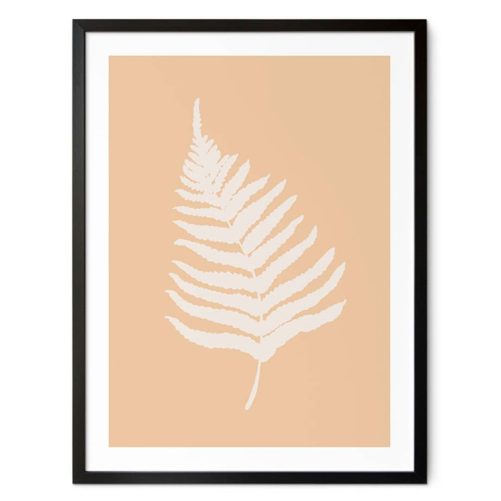 Poster Farnblatt Silhouette - 1X Studio - WA407288