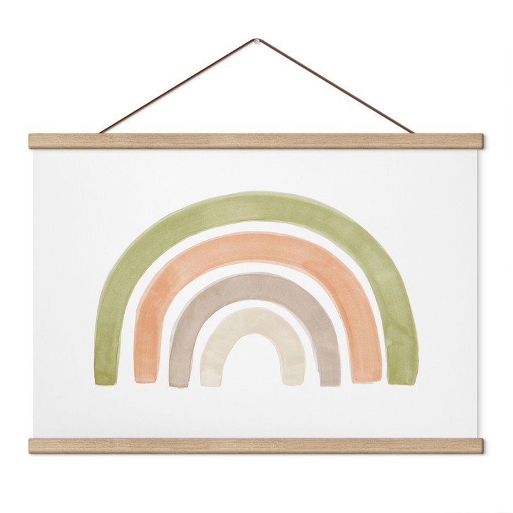 Stoffbild Regenbogen Aquarell - Nouveauprints - WA518649