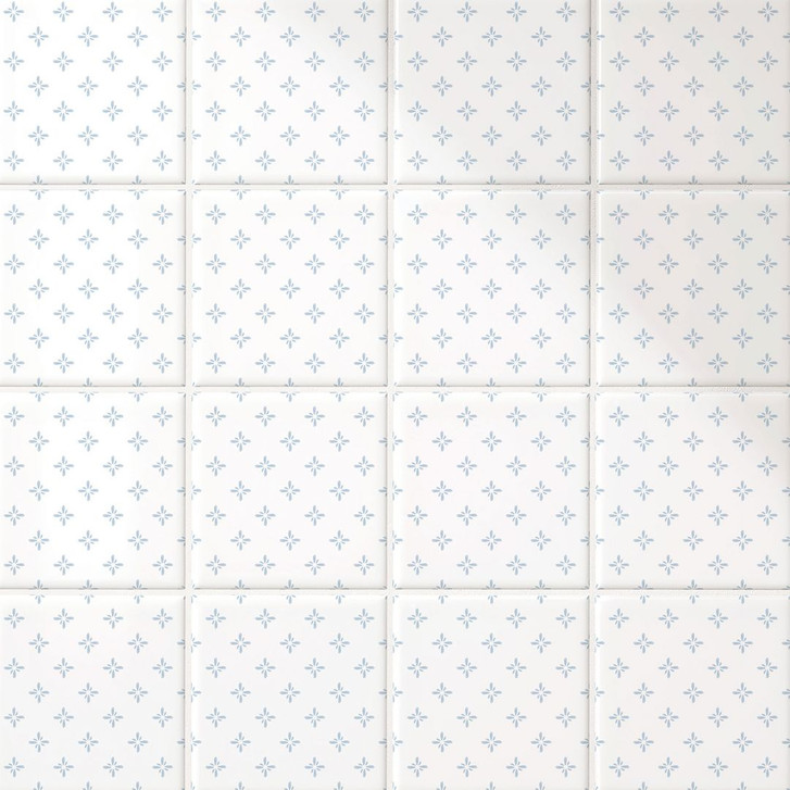 Fliesenaufkleber Tropfen Ornament - 12er Set - WA420501