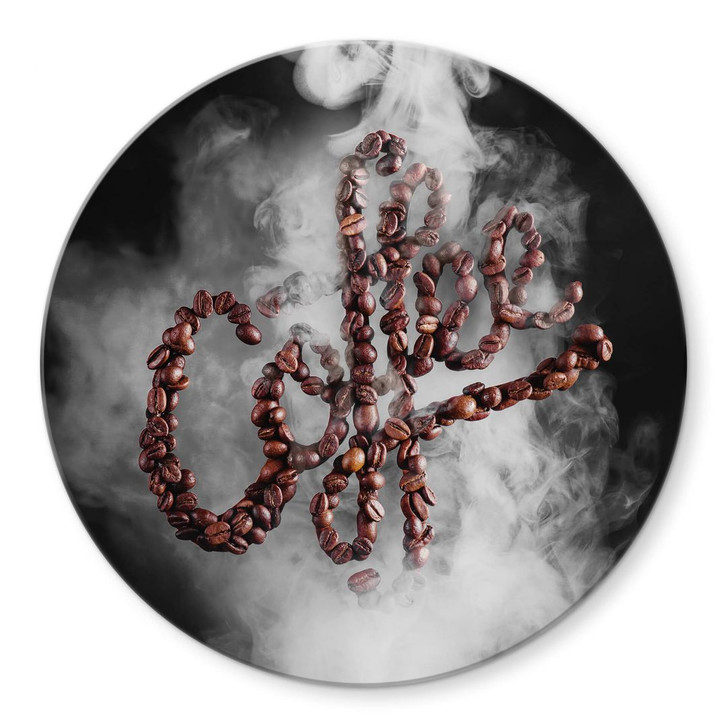Glasbild Belenko - Kaffeeduft - Rund - WA353946