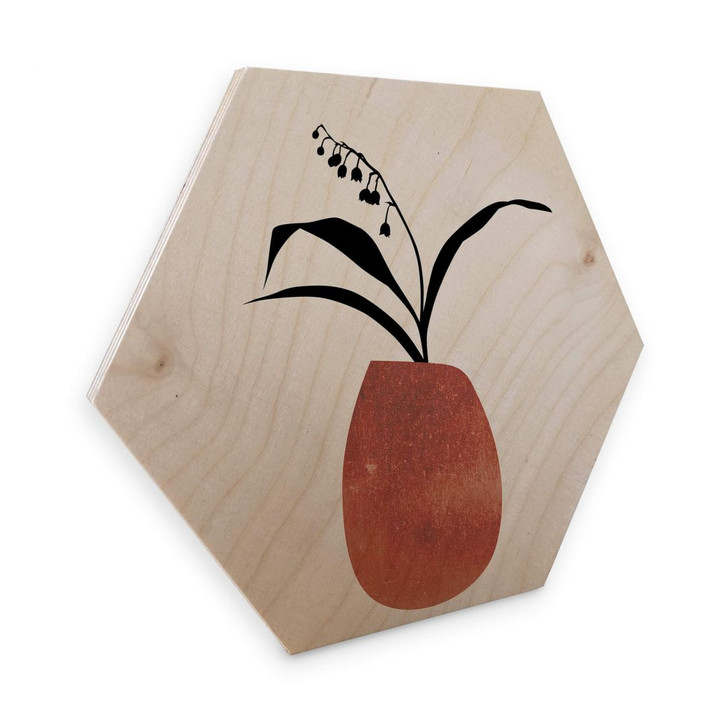 Hexagon - Holz Kubistika - Winterblüher - WA299685