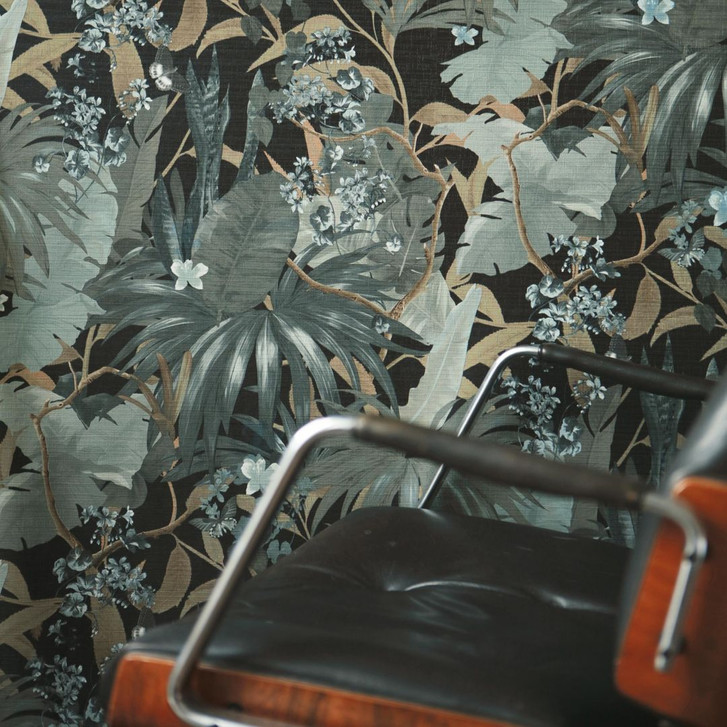 Livingwalls Dschungeltapete Desert Lodge Vliestapete tropisch türkis - WA335781