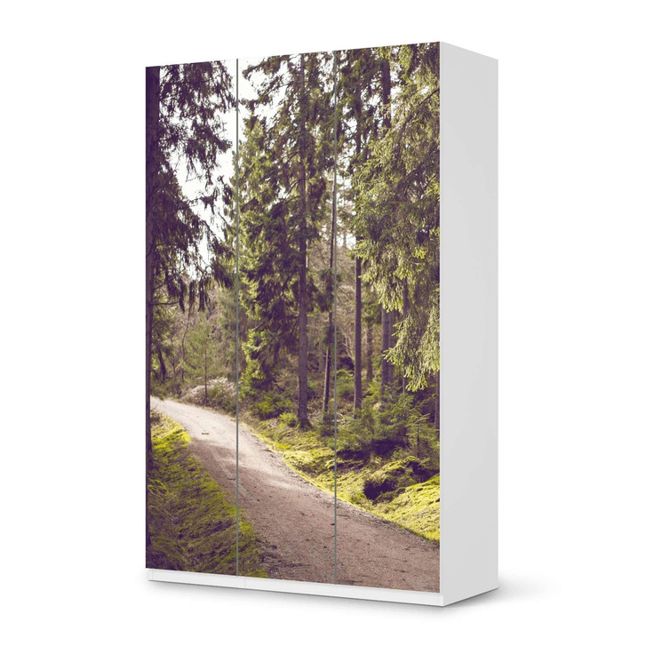 Möbelfolie IKEA Pax Schrank 236cm Höhe - 3 Türen - Forest Walk - CR118586
