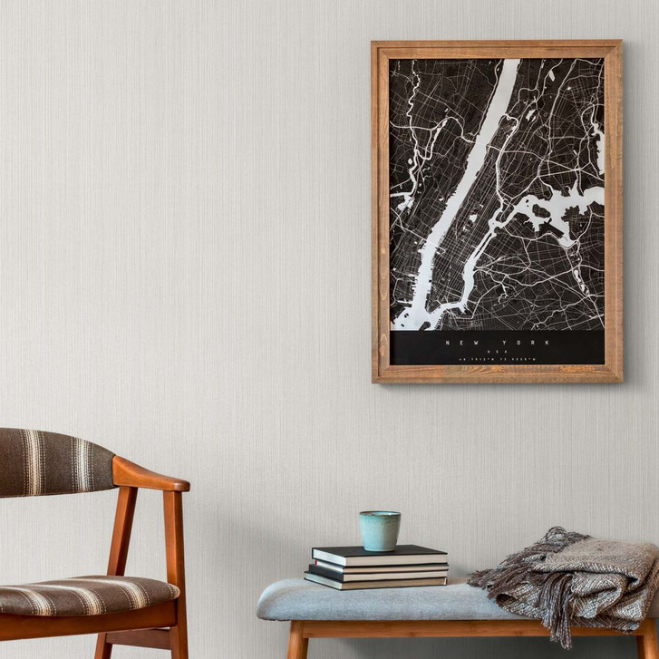 Tapete Weiss Grau Modern Vliestapete Uni einfarbig für Shclafzimmer, Wohnzimmer - WA382378