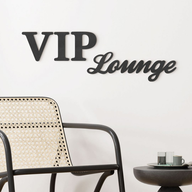 3D Deko-Schriftzug VIP Lounge - MDF - WA405476