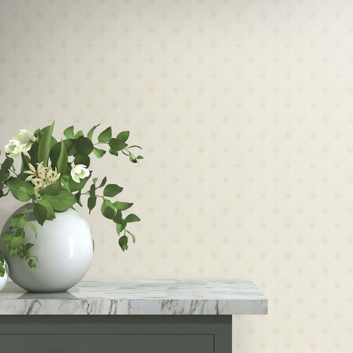 Fächertapete, Vliestapete Erismann Versailles creme - WA397542