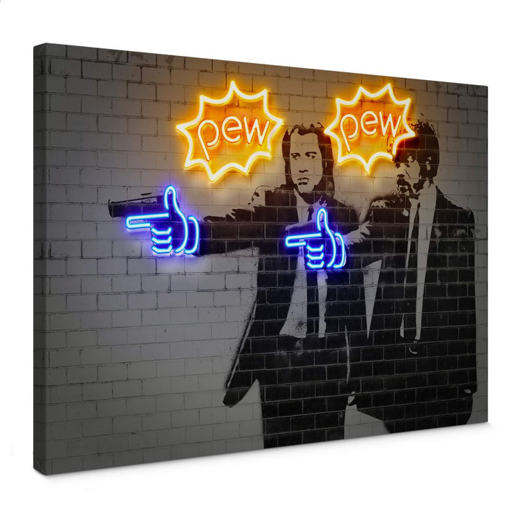 Leinwandbild Mielu - Pew Pew - WA370332