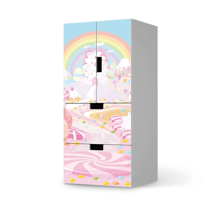 Möbelfolie IKEA Stuva / Malad - 2 Schubladen und 2 kleine Türen - Candyland - CR117055