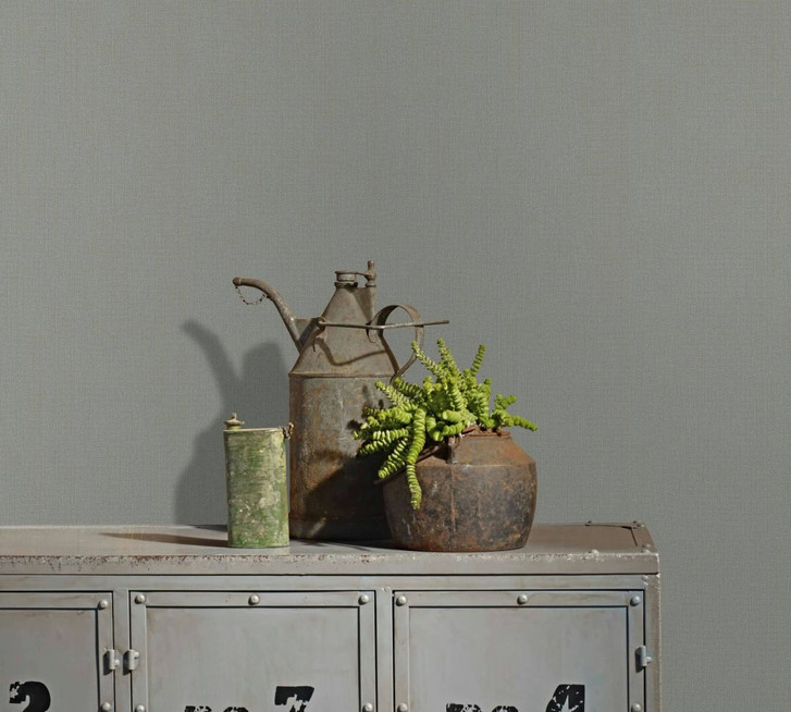 Vliestapete Grau Uni für Wohnzimmer Schlafzimmer Küche marburg Tapete - WA450628