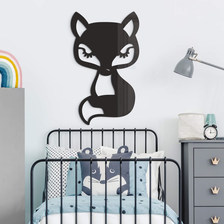 Acryldeko Tier Fuchs sitzend - WA308050