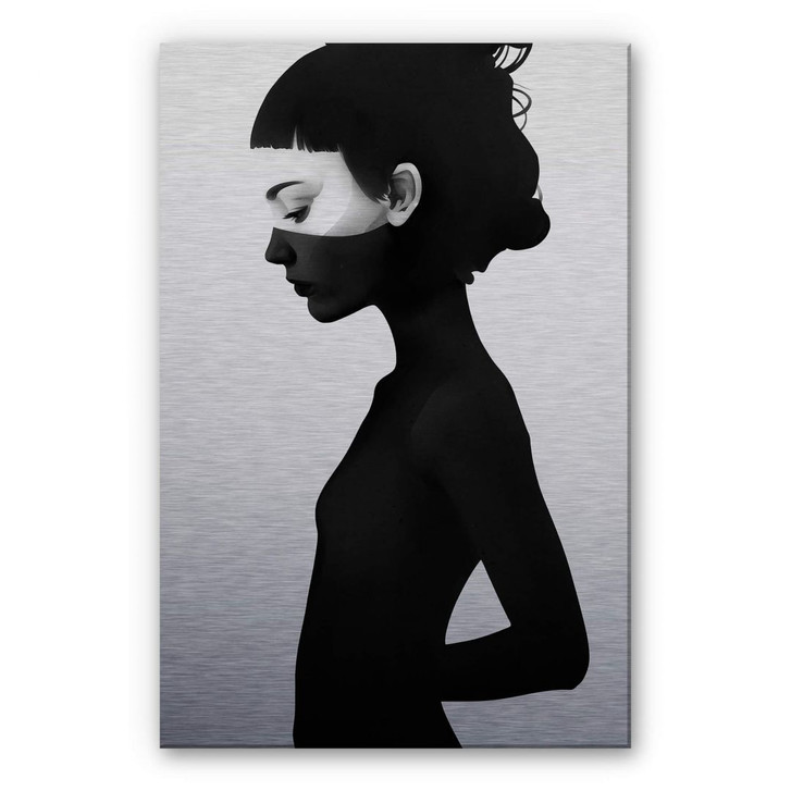 Alu-Dibond Bild mit Silbereffekt Ireland - I am not here - WA270747