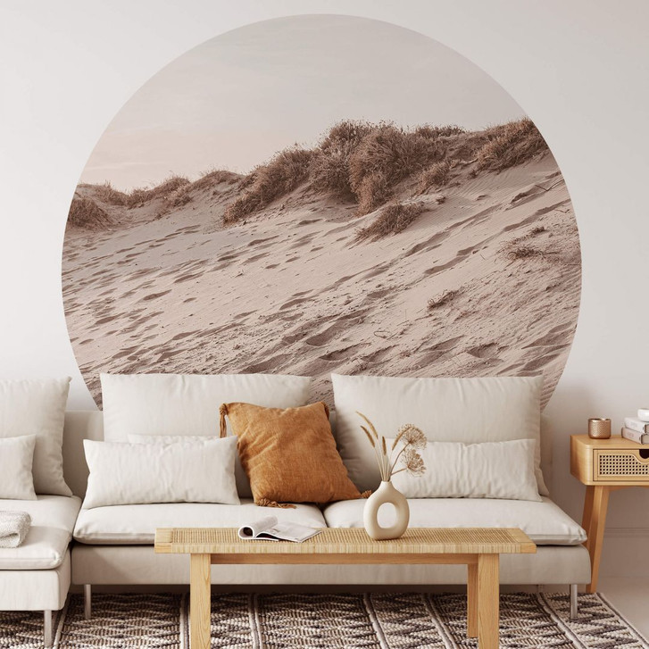 Fototapete 1X Studio - Sandstrand - Rund - Selbstklebend/Vlies - WA345123