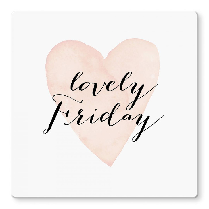 Glasbild Confetti & Cream - Lovely Friday - WA122016