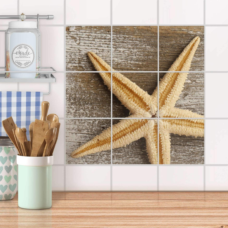 Klebefliesen - Starfish - 9er Set - CR108118