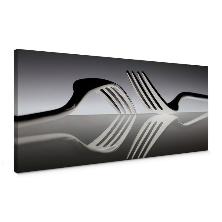 Leinwandbild De Kogel - Silverware Reflection - Pa - WA361535