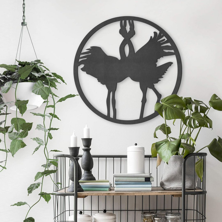 MDF - Holzdeko - Kranichpaar - WA336046