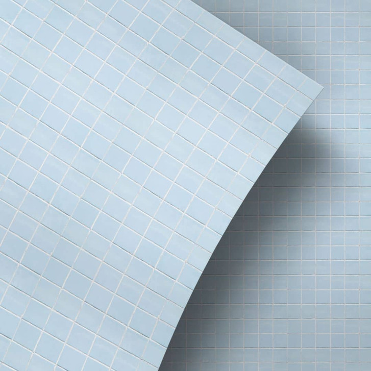 Möbelfolie Fliesen Hellblau - WA296533