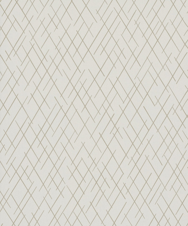 Vliestapete mit geometrischen Rauten beige Grafisch - WA451361