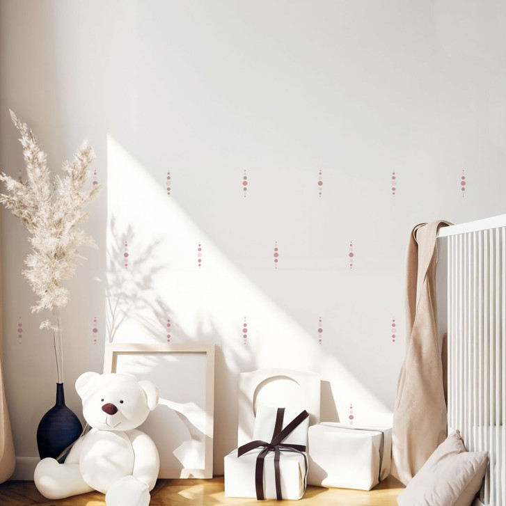 Wandtattoo Formen - Geometrische Kreise in Rosétönen - WA484665