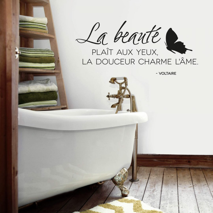 Wandtattoo La beauté plaît aux yeux... - WA213699