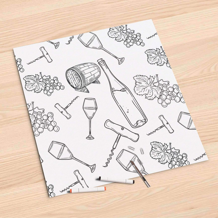 Folienbogen (60x60cm) - Vino - CR107229