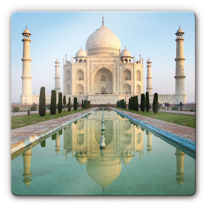 Glasbild Taj Mahal - quadratisch - WA128154